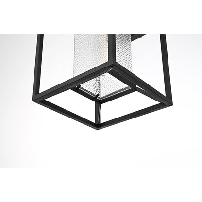 Willington 9.5 Inch Outdoor Wall Sconce In Black