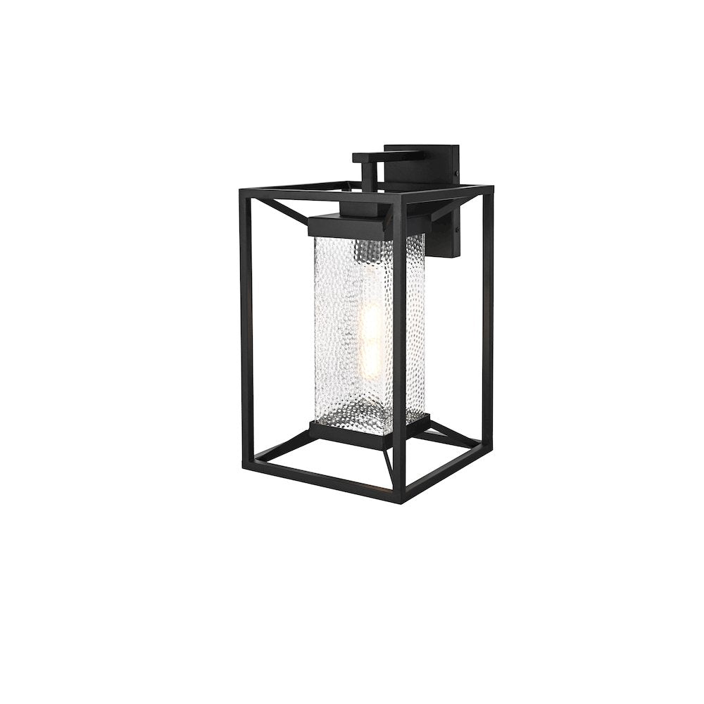 Willington 9.5 Inch Outdoor Wall Sconce In Black