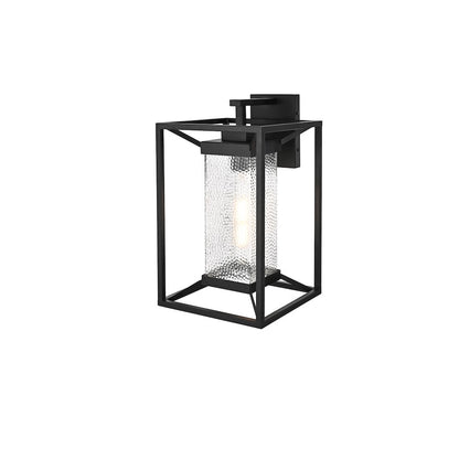 Willington 9.5 Inch Outdoor Wall Sconce In Black