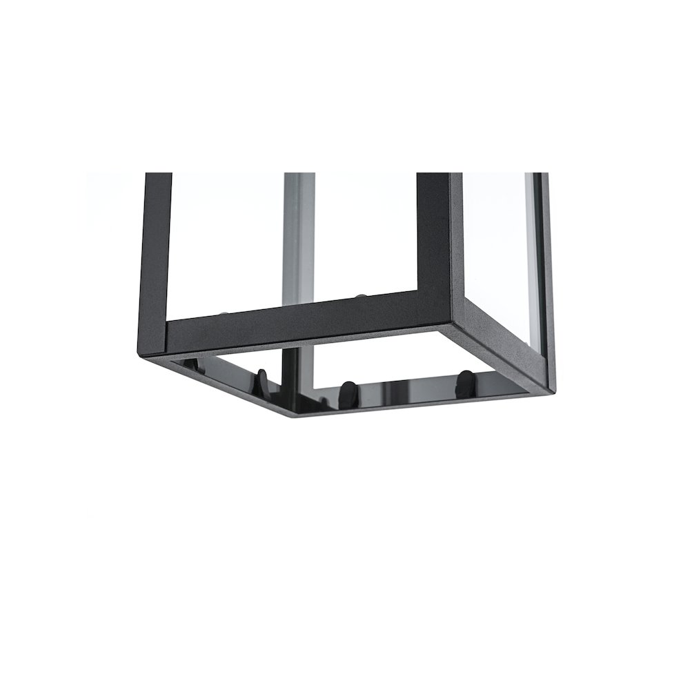 Hilton 7 inch Outdoor Pendant in Black