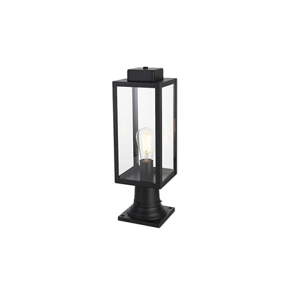 Hilton 7 inch Outdoor Pendant in Black