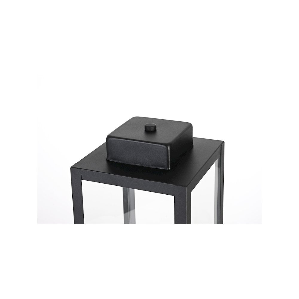 Hilton 7 inch Outdoor Pendant in Black