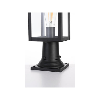 Hilton 7 inch Outdoor Pendant in Black
