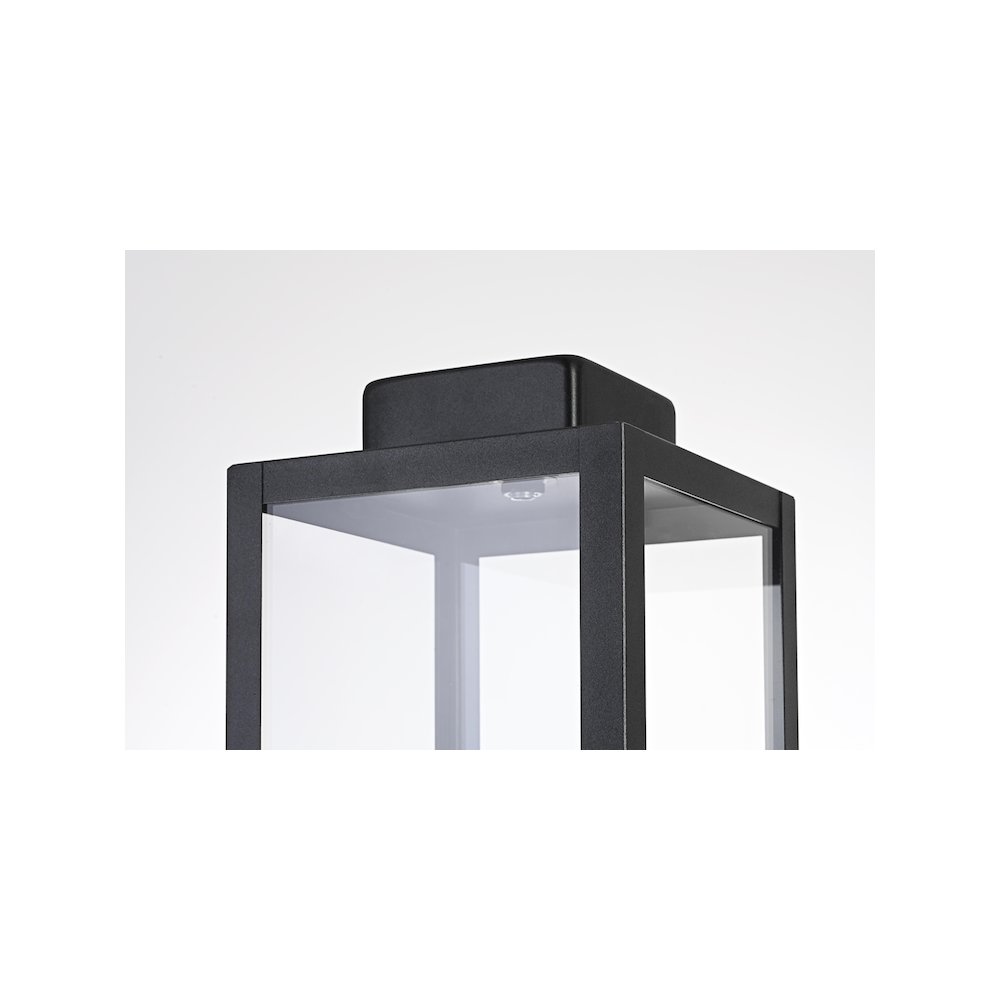 Hilton 7 inch Outdoor Pendant in Black