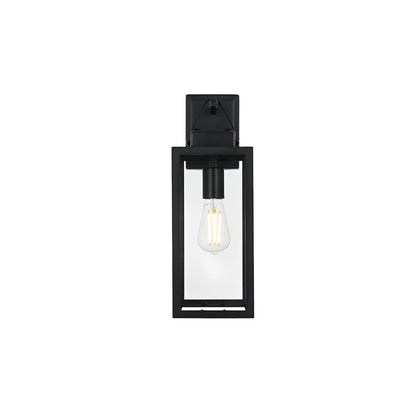 Hilton 7 inch Outdoor Pendant in Black