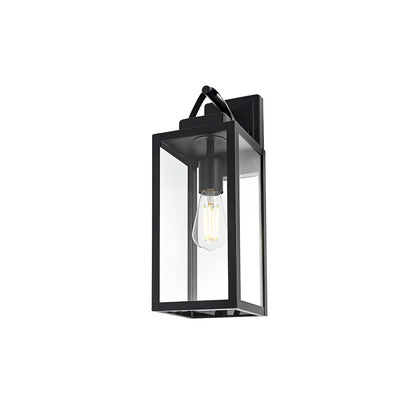 Hilton 7 inch Outdoor Pendant in Black