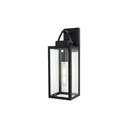 Hilton 7 inch Outdoor Pendant in Black