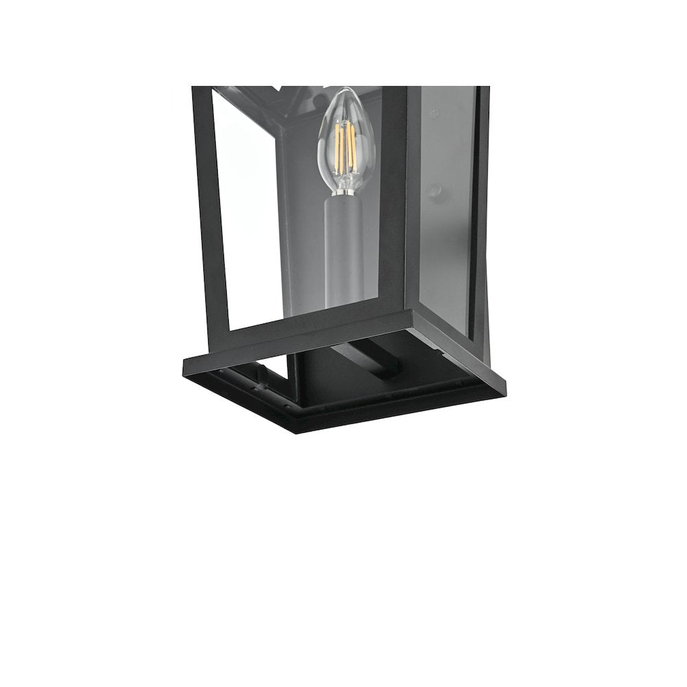 Richmond 7 inch Outdoor Pendant in Black