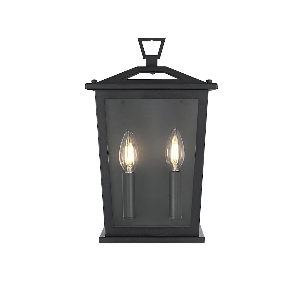 Richmond 7 inch Outdoor Pendant in Black