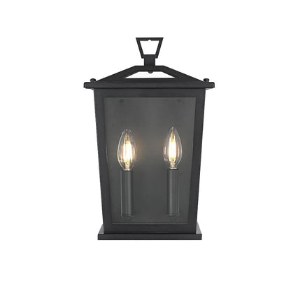 Richmond 7 inch Outdoor Pendant in Black
