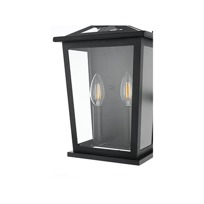 Richmond 7 inch Outdoor Pendant in Black