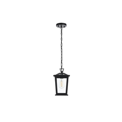 Cayman 7 inch Outdoor Pendant in Black