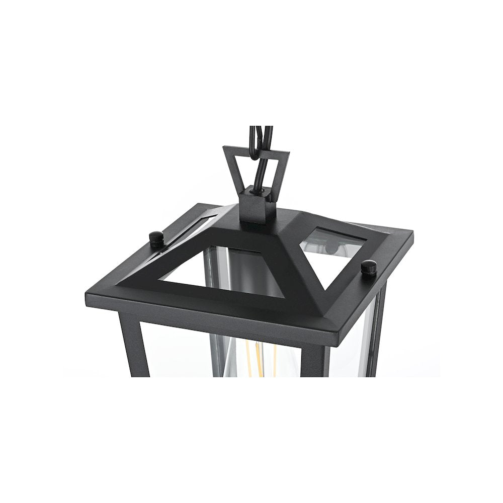 Cayman 7 inch Outdoor Pendant in Black