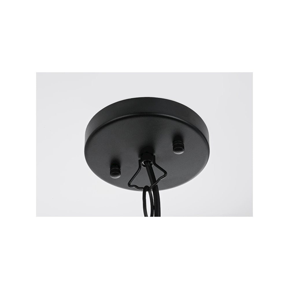 Cayman 7 inch Outdoor Pendant in Black