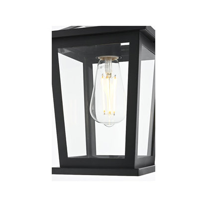 Cayman 7 inch Outdoor Pendant in Black