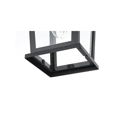 Cayman 7 inch Outdoor Pendant in Black