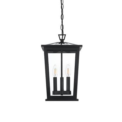 Cayman 7 inch Outdoor Pendant in Black