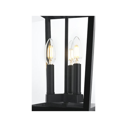 Cayman 7 inch Outdoor Pendant in Black