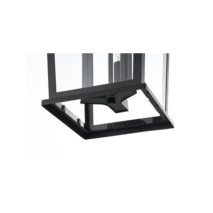 Cayman 7 inch Outdoor Pendant in Black
