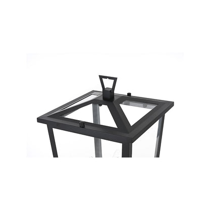 Cayman 7 inch Outdoor Pendant in Black