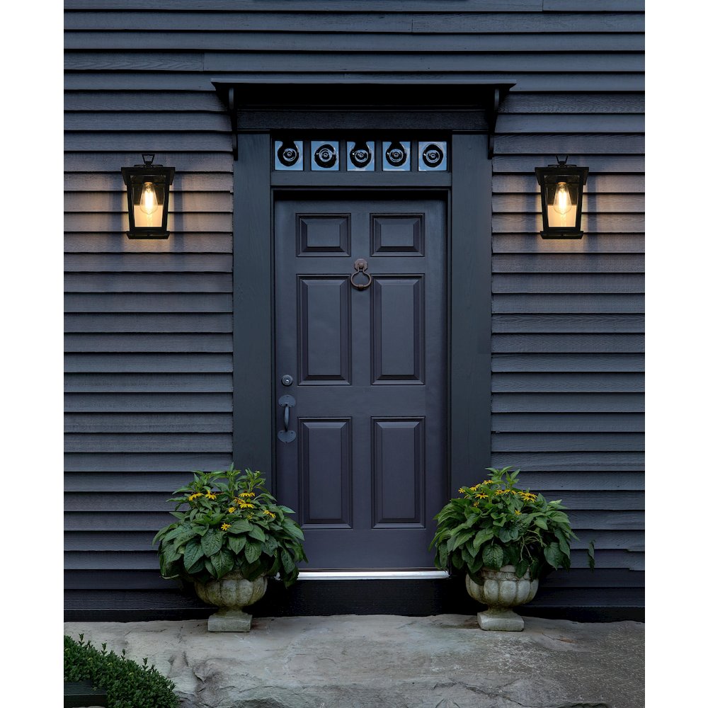 Cayman 7 inch Outdoor Pendant in Black
