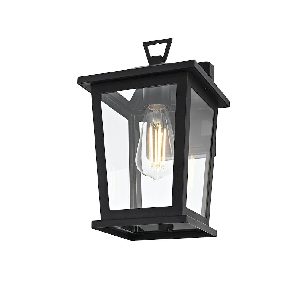 Cayman 7 inch Outdoor Pendant in Black
