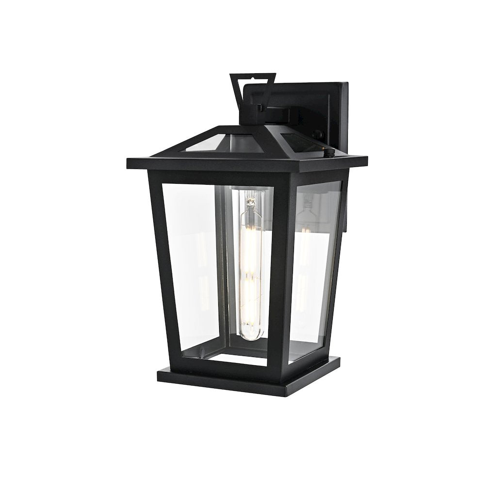 Cayman 7 inch Outdoor Pendant in Black
