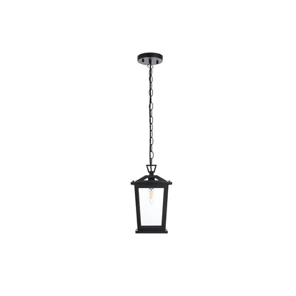 Berks 7 inch Outdoor Pendant in Black