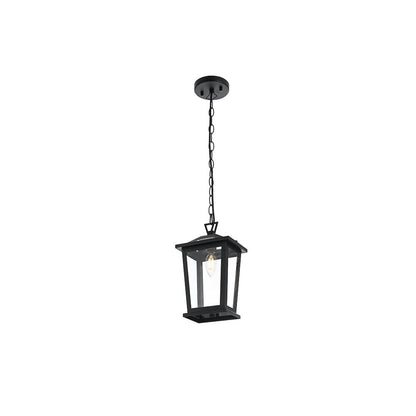 Berks 7 inch Outdoor Pendant in Black