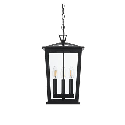 Berks 7 inch Outdoor Pendant in Black