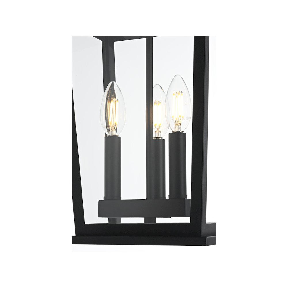 Berks 7 inch Outdoor Pendant in Black
