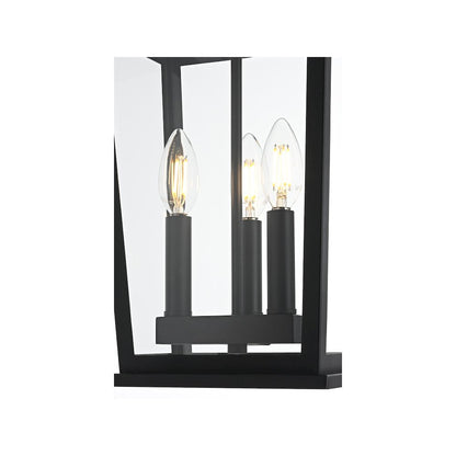 Berks 7 inch Outdoor Pendant in Black