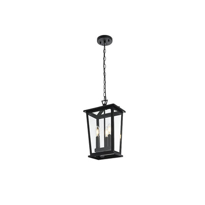 Berks 7 inch Outdoor Pendant in Black