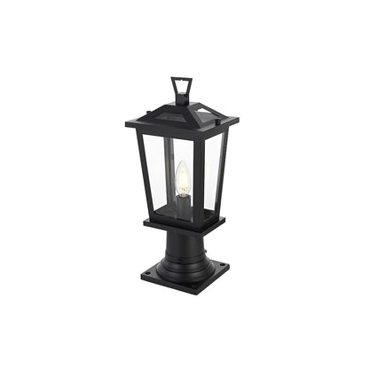 Berks 7 inch Outdoor Pendant in Black