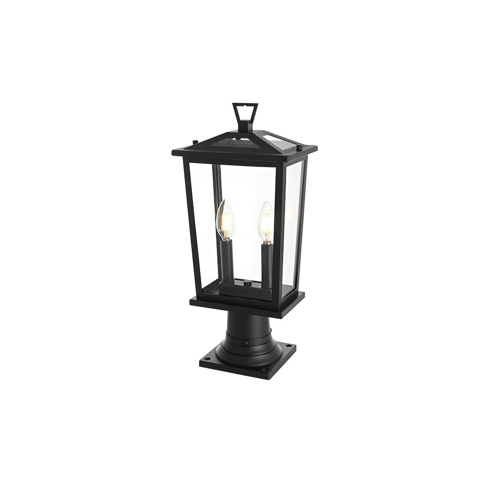 Berks 7 inch Outdoor Pendant in Black