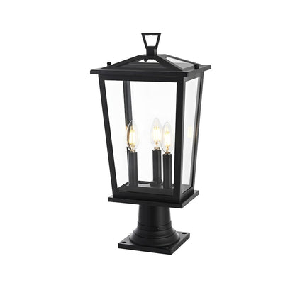Berks 7 inch Outdoor Pendant in Black