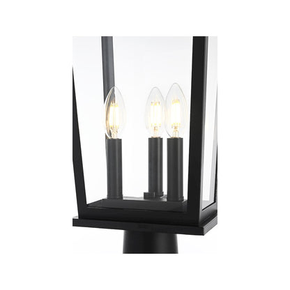 Berks 7 inch Outdoor Pendant in Black