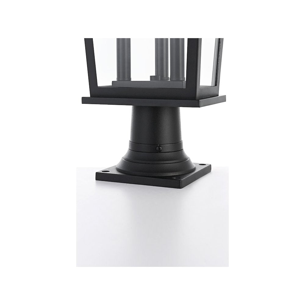 Berks 7 inch Outdoor Pendant in Black