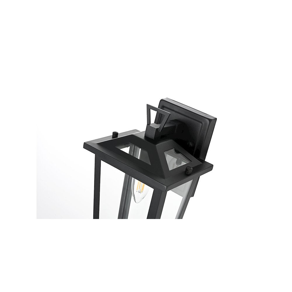 Berks 7 inch Outdoor Pendant in Black