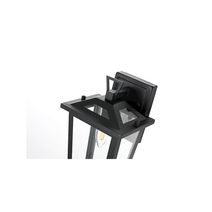 Berks 7 inch Outdoor Pendant in Black
