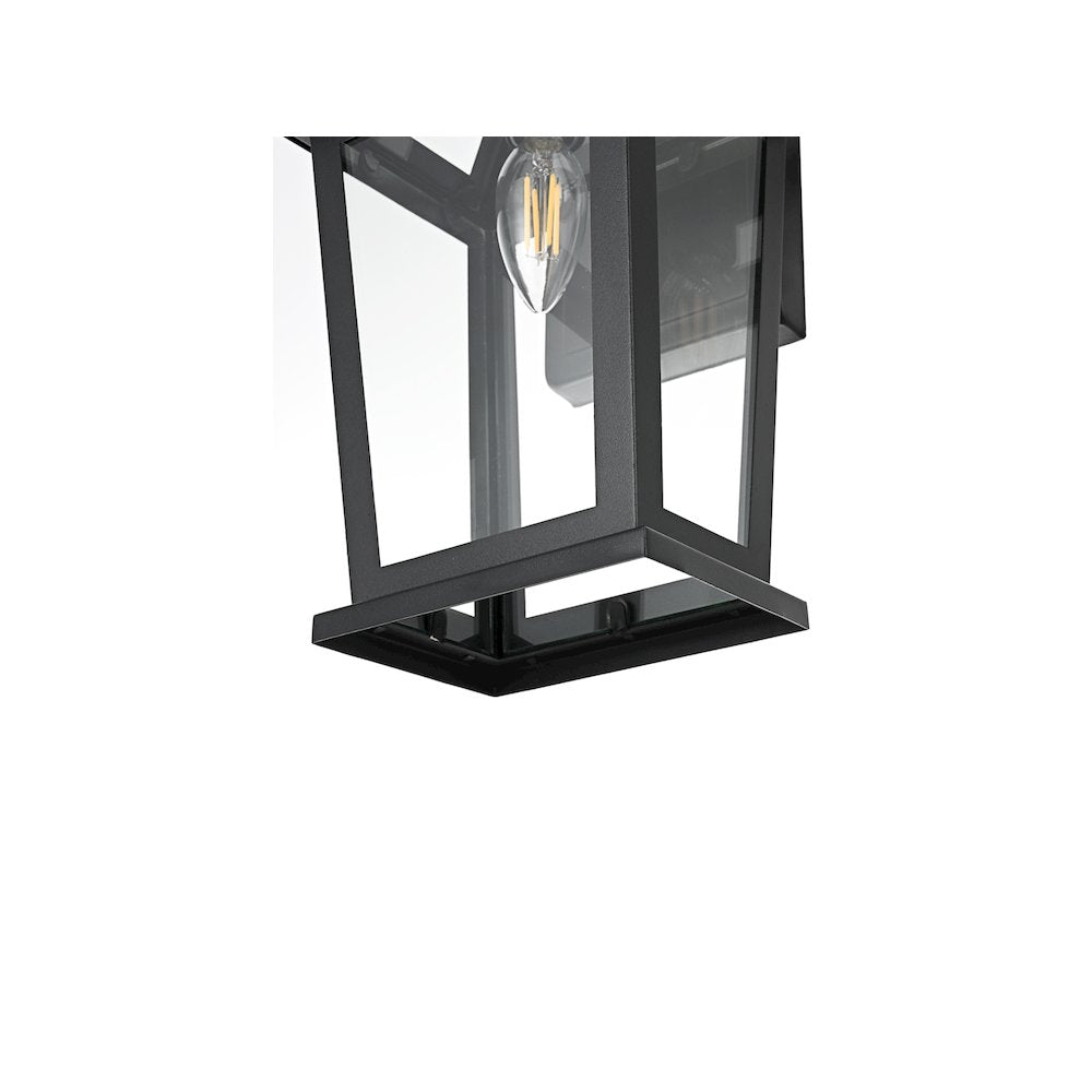 Berks 7 inch Outdoor Pendant in Black