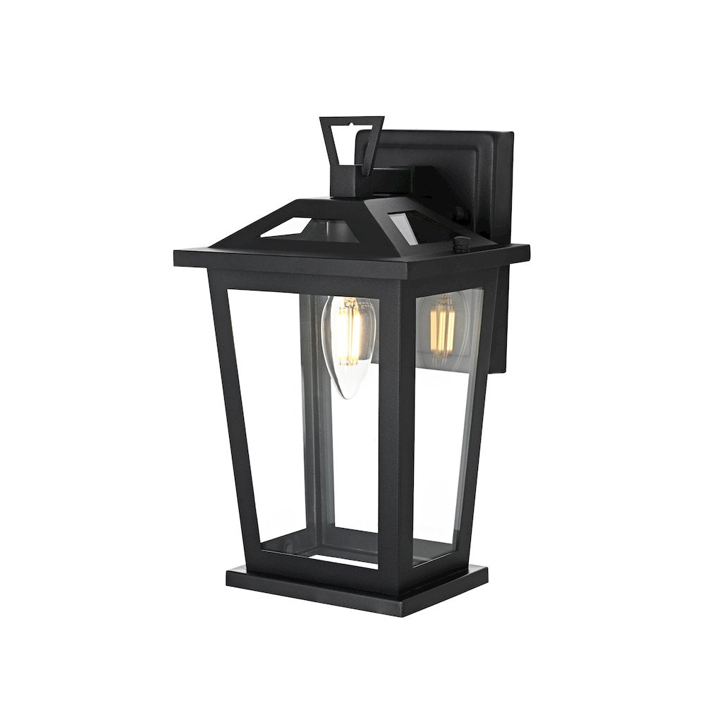 Berks 7 inch Outdoor Pendant in Black