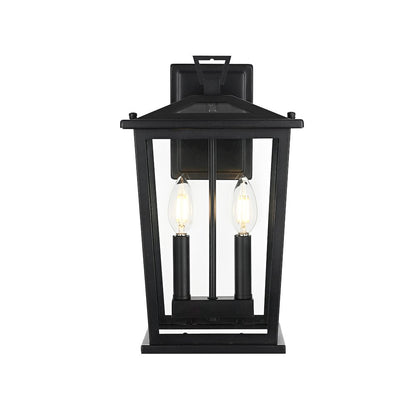Berks 7 inch Outdoor Pendant in Black