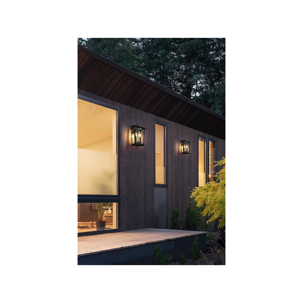 Berks 7 inch Outdoor Pendant in Black
