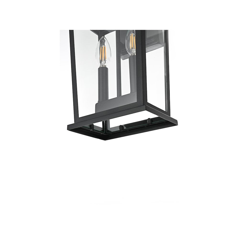 Berks 7 inch Outdoor Pendant in Black