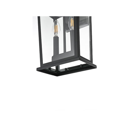 Berks 7 inch Outdoor Pendant in Black