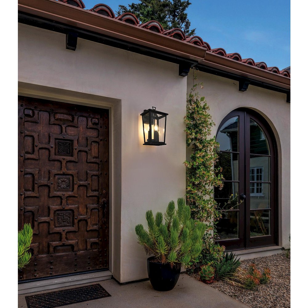 Berks 7 inch Outdoor Pendant in Black