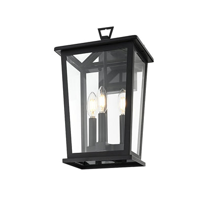 Berks 7 inch Outdoor Pendant in Black