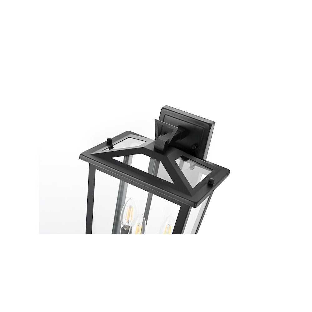 Berks 7 inch Outdoor Pendant in Black
