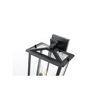 Berks 7 inch Outdoor Pendant in Black
